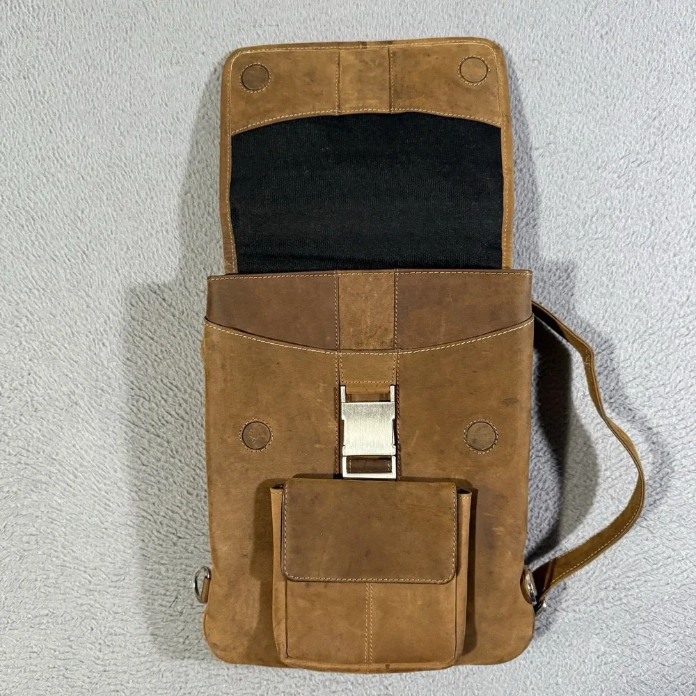 Michael Santoro Design -Premium Leather‎ Vertical Briefcase for Apple Macbook